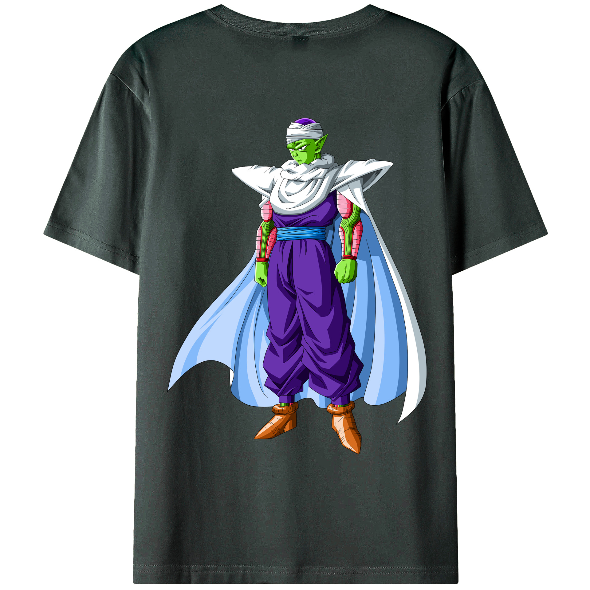 （画像用） ドラゴンボール ピッコロ DRAGON BALL Piccolo 綿100％ メンズ半袖Tシャツ（バックプリント） 通気性
